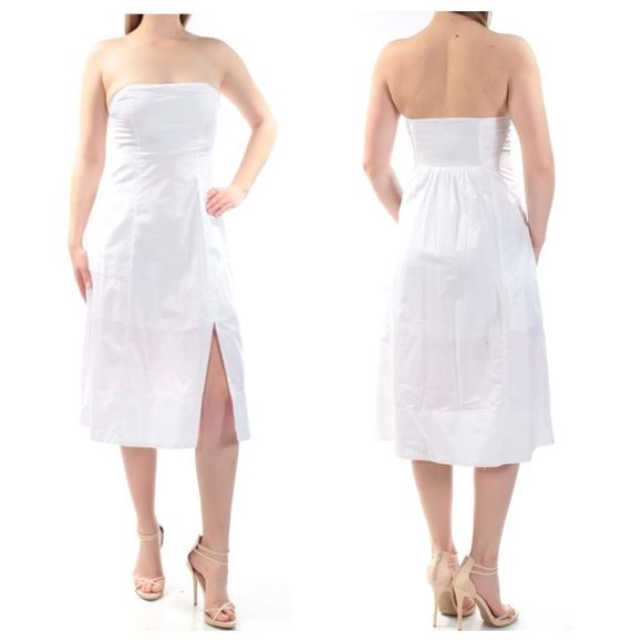 FREE PEOPLE White Slitted Detachable Straps - Picture 1 of 3